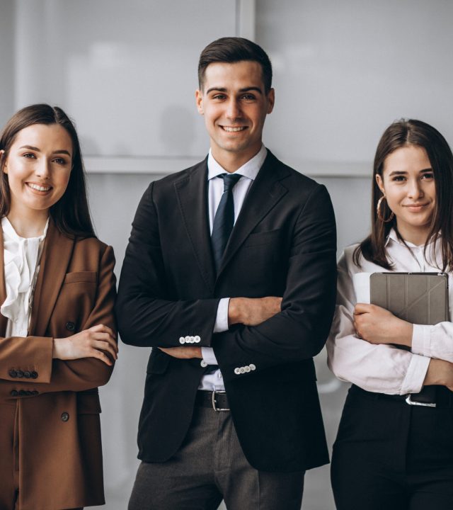 Bussiness people working in team in an office